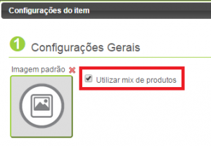 Habilitar mix de produtos