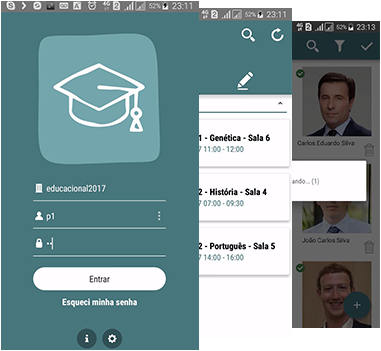 Funcionalidades App Educacional