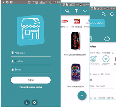 Funcionalidades App Trade Marketing