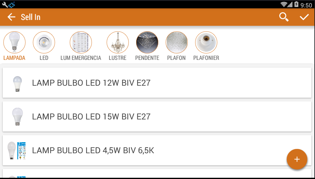 Tela de um dos apps criados pela bronzearte