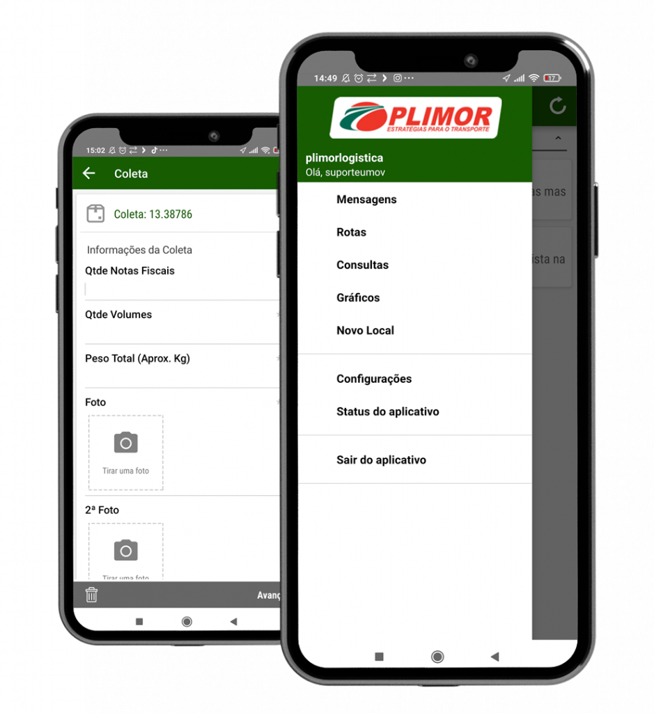 Transportadora Plimor - Aplicativo de Logística