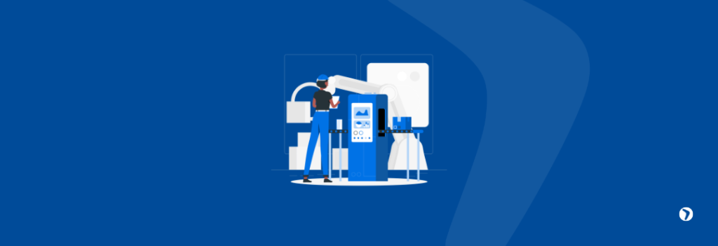 Capa de blog ilustrativa sobre o que é a indústria 4.0