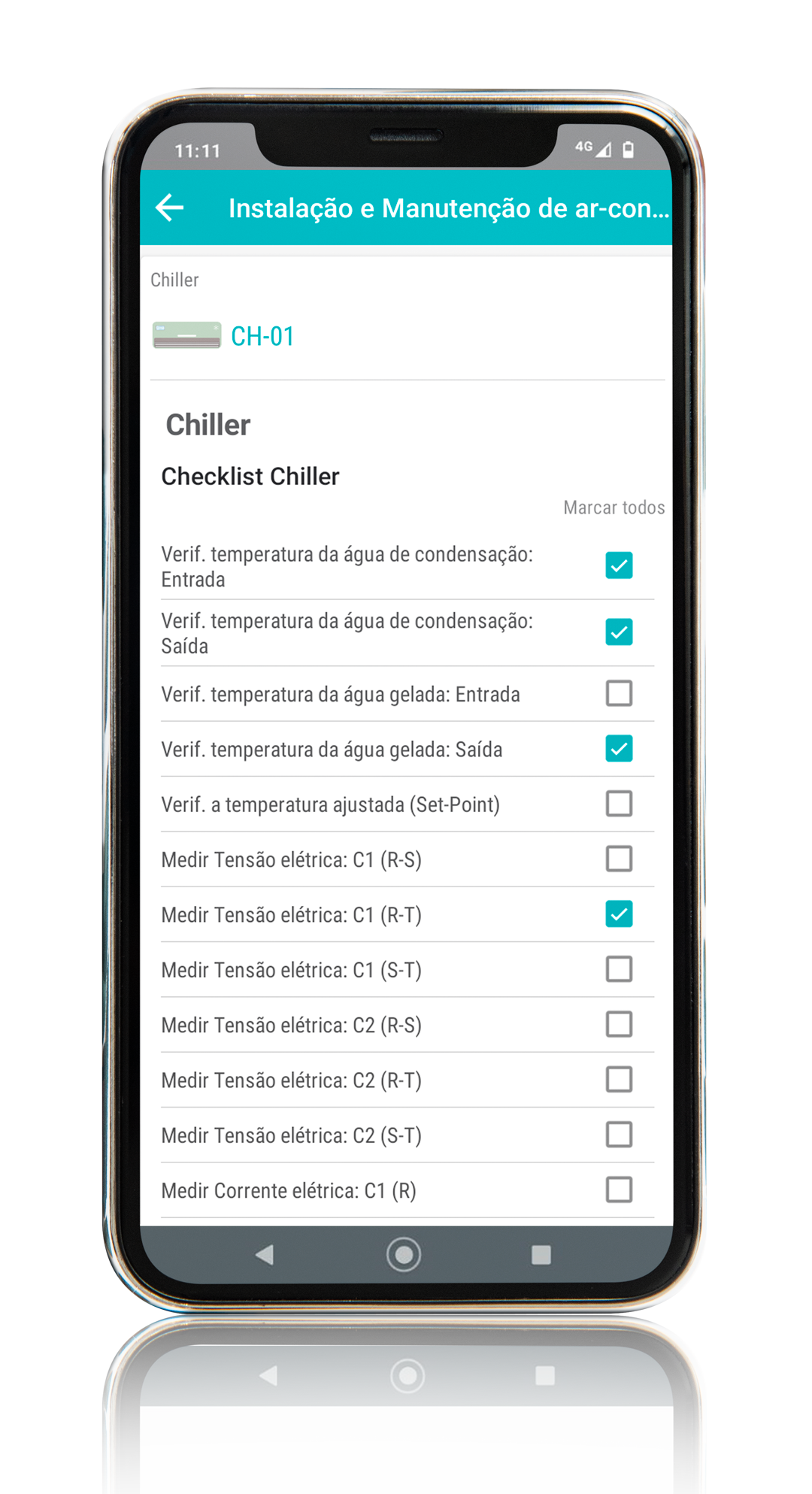 Checklist - instalação e manutenção