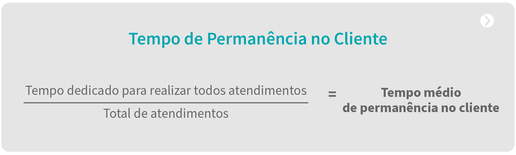 Indicadores de tempo de permanência no cliente