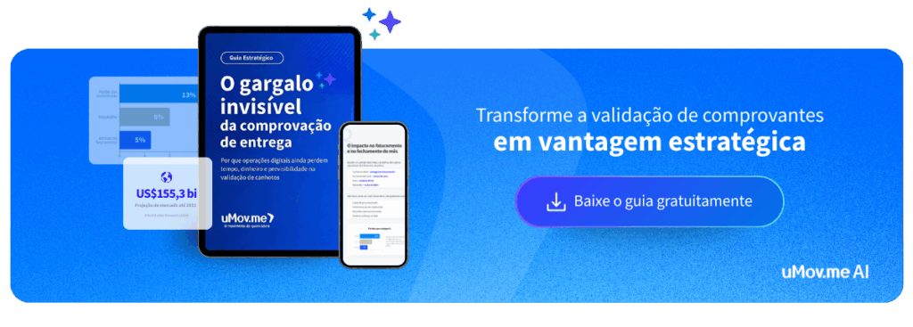 banner de divulgação do guia estratégico O gargalo invisível da comprovação de entrega