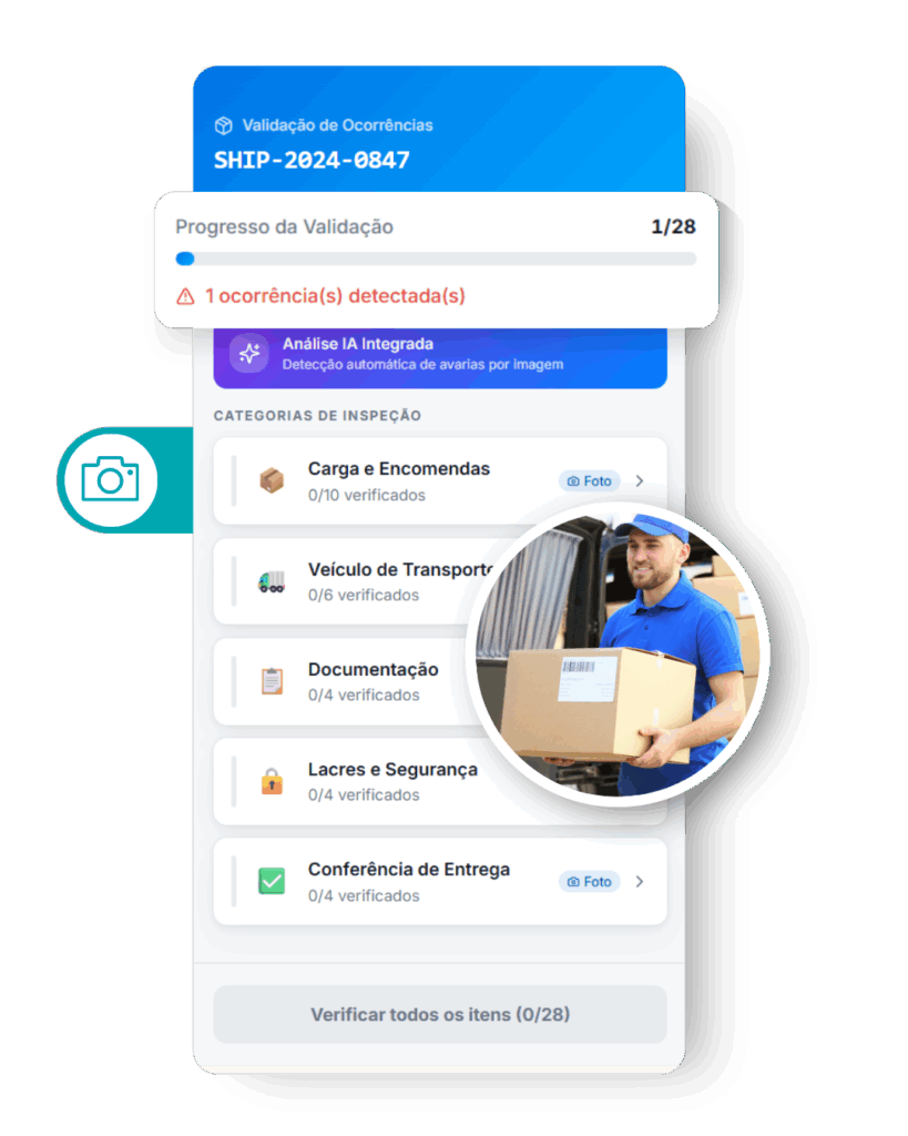controle de entrada e saída de veículos